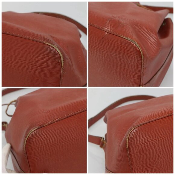 LOUIS VUITTON Epi Petit Noe Shoulder Bag Brown M44103 LV Auth BA3501 - Picture 16 of 16